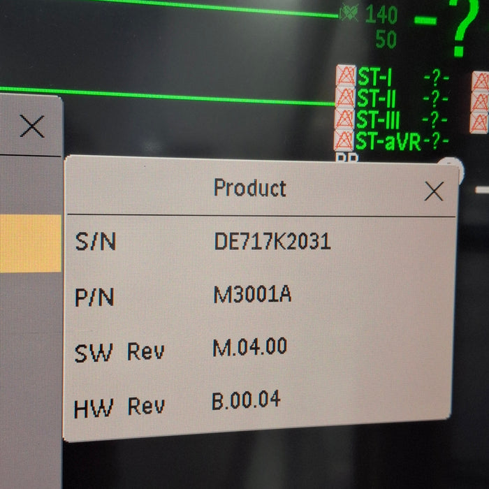 Philips M3001A-A03C06 Masimo SpO2, NIBP, ECG, Temp, IBP MMS Module
