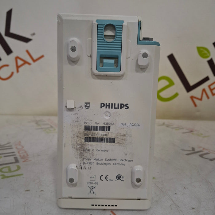 Philips M3001A-A03C06 Masimo SpO2, NIBP, ECG, Temp, IBP MMS Module