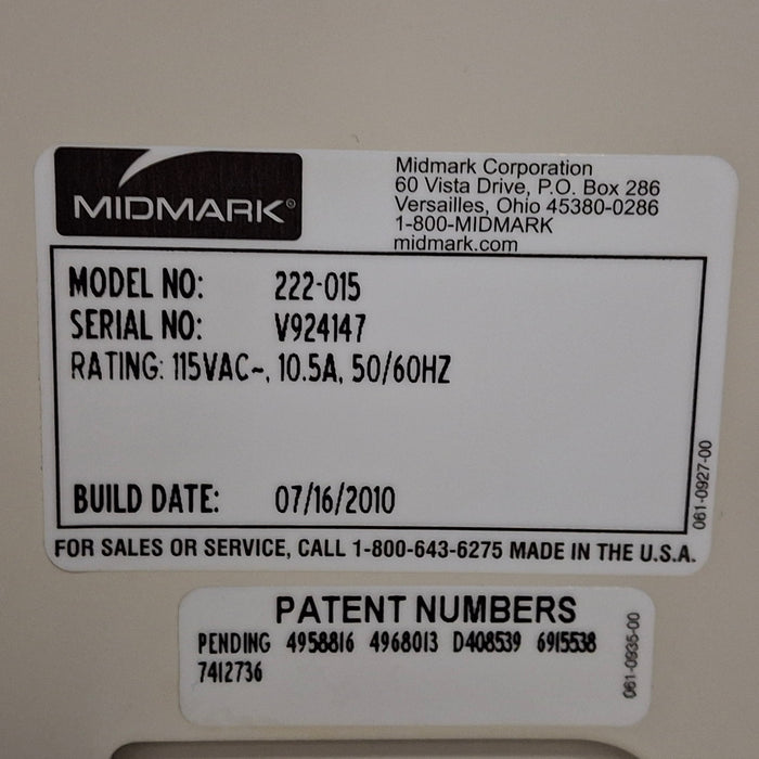 Midmark 222 Procedure Chair