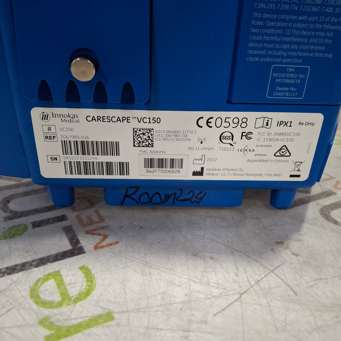 GE Healthcare GE Healthcare Carescape VC150 Vital Signs Monitor Patient Monitors reLink Medical