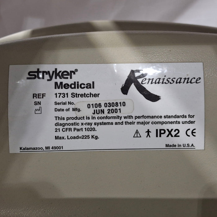 Stryker Stryker 1731 Stretcher Beds & Stretchers reLink Medical