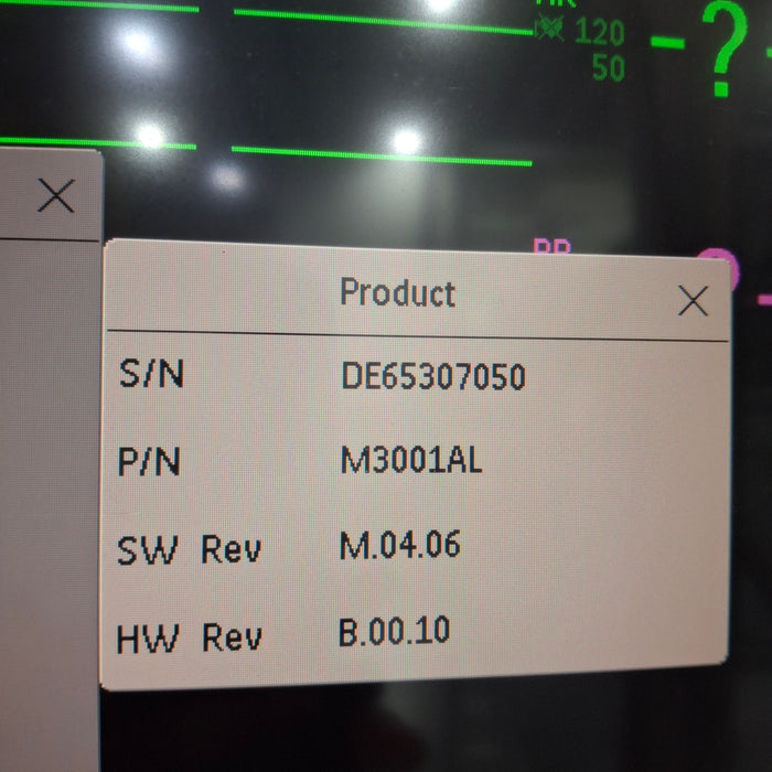 Philips Philips M3001AL-A05C06 Masimo Rainbow SpO2, NIBP, ECG, Temp, IBP MMS Module Patient Monitors reLink Medical