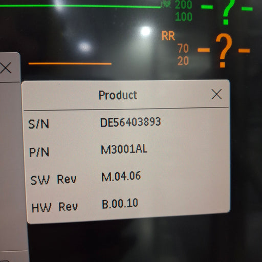 Philips Philips M3001AL-A05C06 Masimo Rainbow SpO2, NIBP, ECG, Temp, IBP MMS Module Patient Monitors reLink Medical