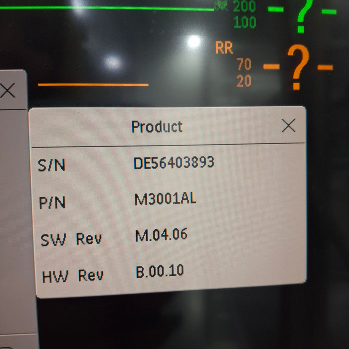 Philips Philips M3001AL-A05C06 Masimo Rainbow SpO2, NIBP, ECG, Temp, IBP MMS Module Patient Monitors reLink Medical