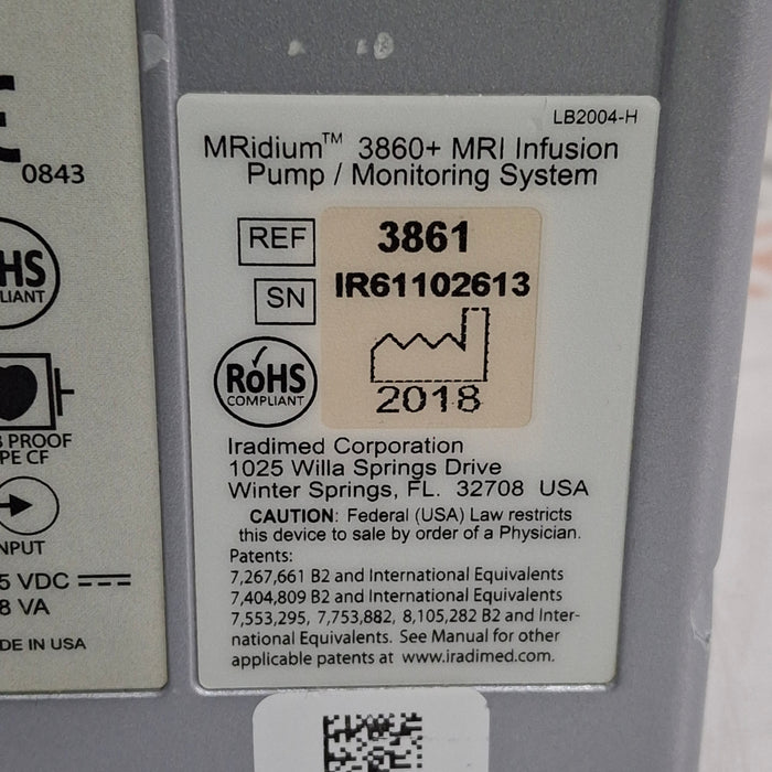 Iradimed Iradimed MRidium 3860+ w/3861 MRI Infusion Pump Infusion Pump reLink Medical