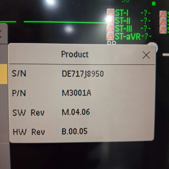 Philips M3001A-A02C06 OxiMax SpO2, NIBP, ECG, Temp, IBP MMS Module