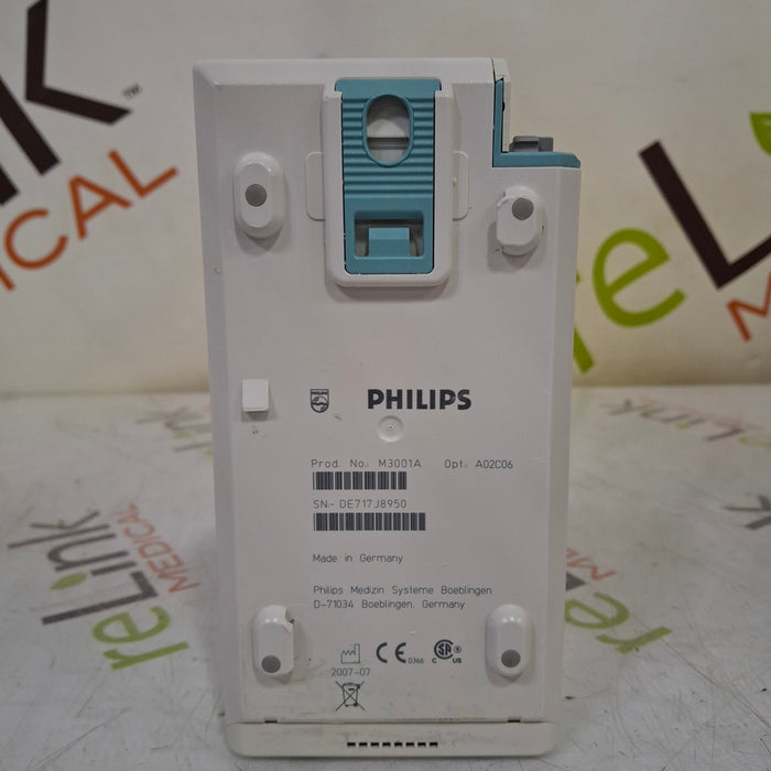 Philips M3001A-A02C06 OxiMax SpO2, NIBP, ECG, Temp, IBP MMS Module