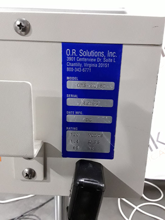 OR Solutions OR Solutions ORS-2038D Solution Warmer Surgical Equipment reLink Medical