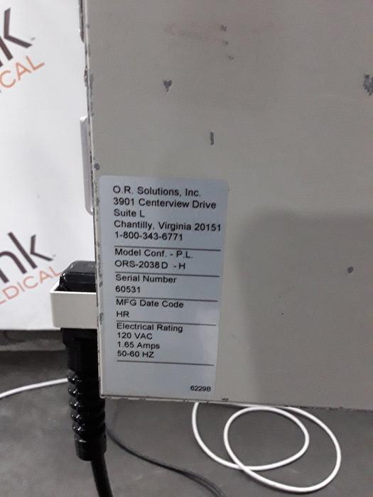 OR Solutions OR Solutions ORS-2038D Solution Warmer Surgical Equipment reLink Medical
