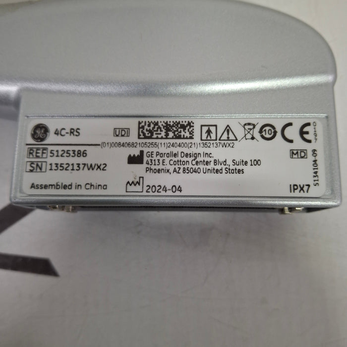 GE Healthcare GE Healthcare 4C-RS Convex Array Transducer Ultrasound Probes reLink Medical