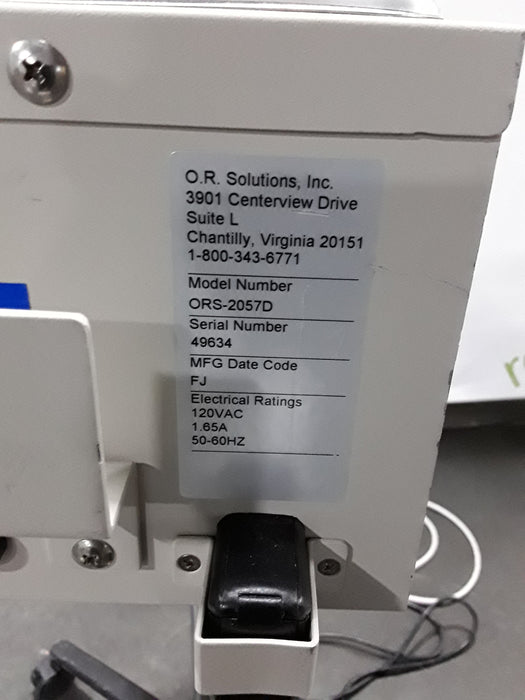 OR Solutions ORS 2057D Solution Warmer