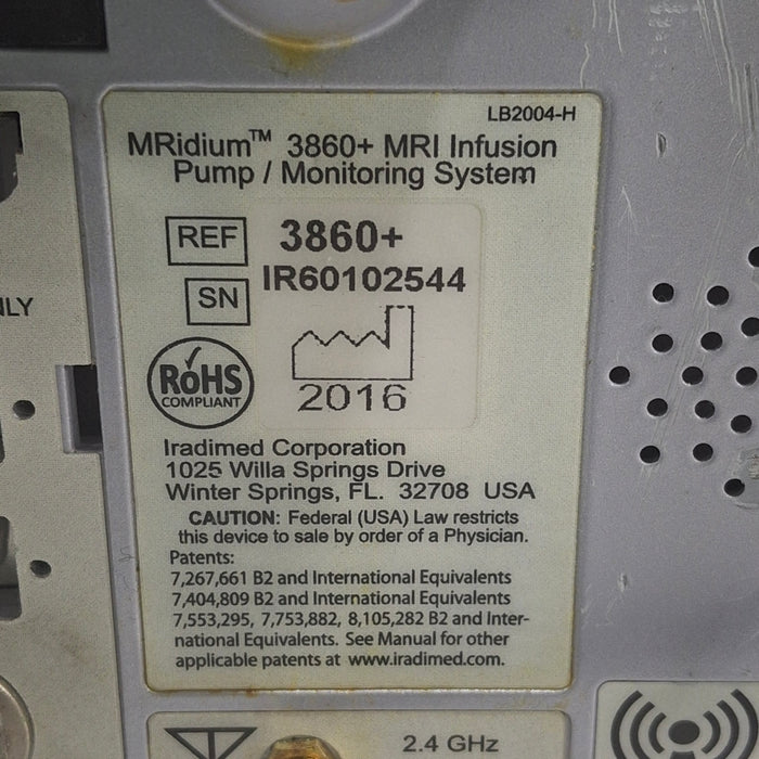 Iradimed Iradimed MRidium 3860+ MRI Infusion Pump Infusion Pump reLink Medical