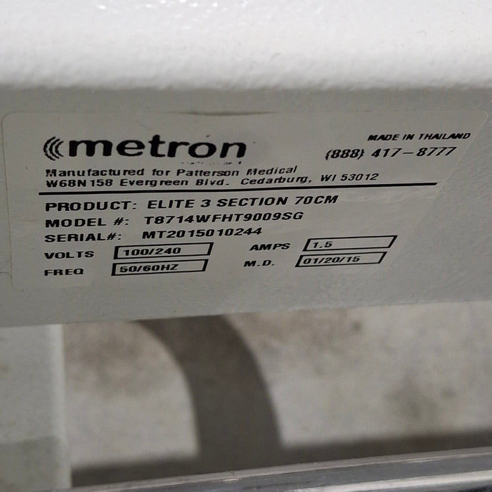 Metron Medical Metron Medical Elite 3 Section Treatment Table Fitness and Rehab Equipment reLink Medical