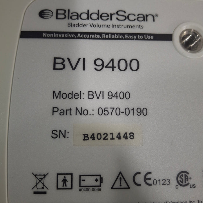 Verathon Medical, Inc BVI 9400 Bladderscan
