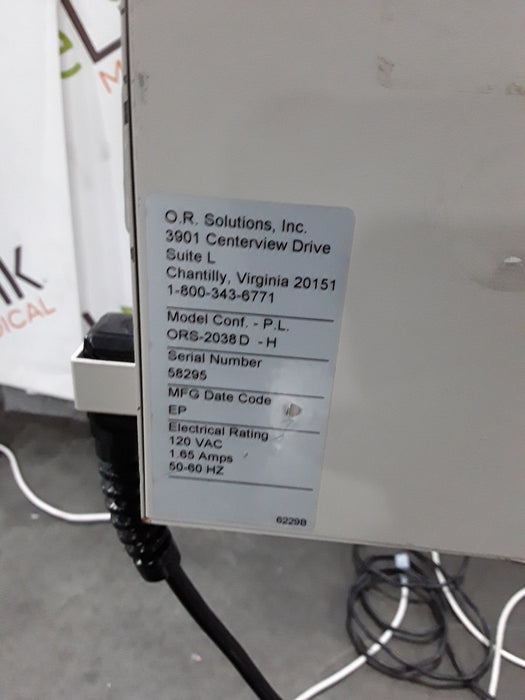 OR Solutions OR Solutions ORS-2038D Solution Warmer Surgical Equipment reLink Medical