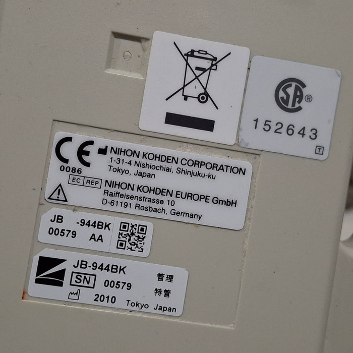 Nihon Kohden Nihon Kohden Neuropack JB-944BK EMG EEG EMG Sleep Systems reLink Medical