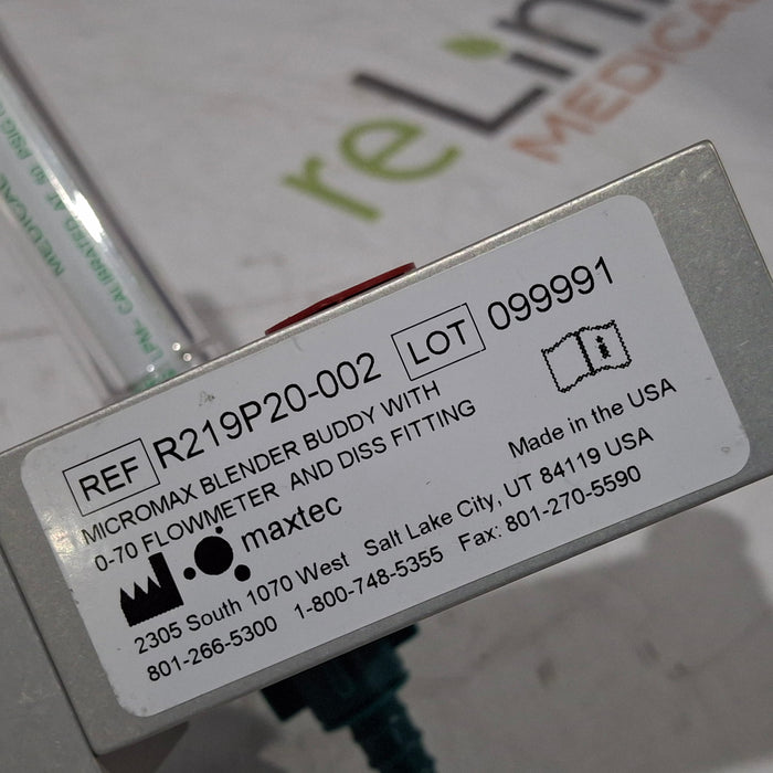 Maxtec, Inc. Maxtec, Inc. MicroMax Air/Oxygen Blender Respiratory reLink Medical