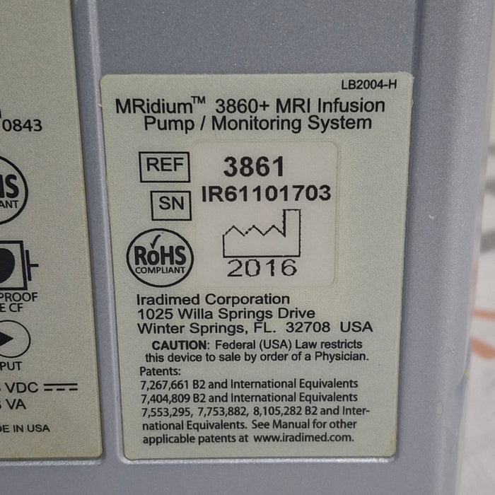 Iradimed Iradimed MRidium 3860+ w/3861 MRI Infusion Pump Infusion Pump reLink Medical