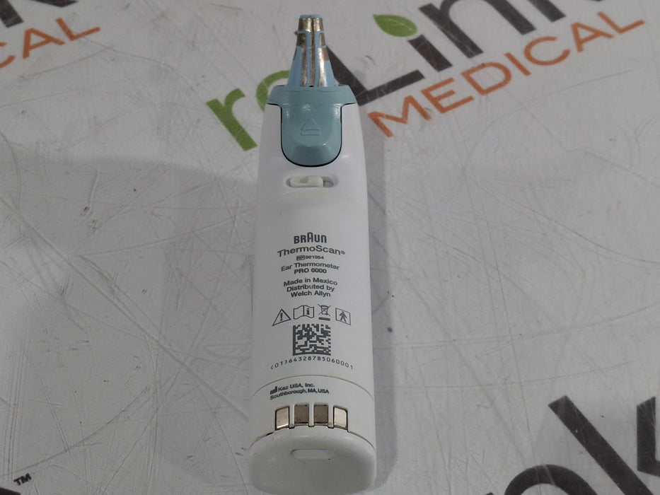 Welch Allyn Welch Allyn Braun ThermoScan PRO 6000 Ear Thermometer Diagnostic Exam Equipment reLink Medical