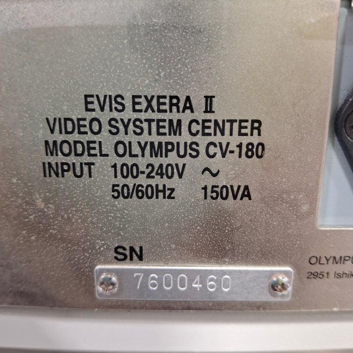 Olympus Olympus CV-180/CLV-180 Video Endoscopy System Flexible Endoscopy reLink Medical