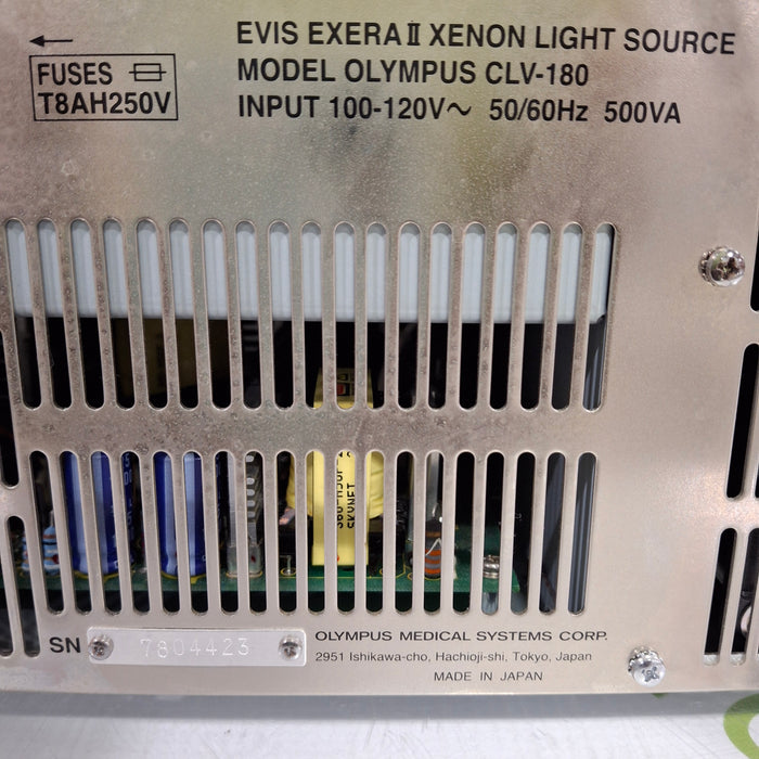 Olympus Olympus CV-180/CLV-180 Video Endoscopy System Flexible Endoscopy reLink Medical