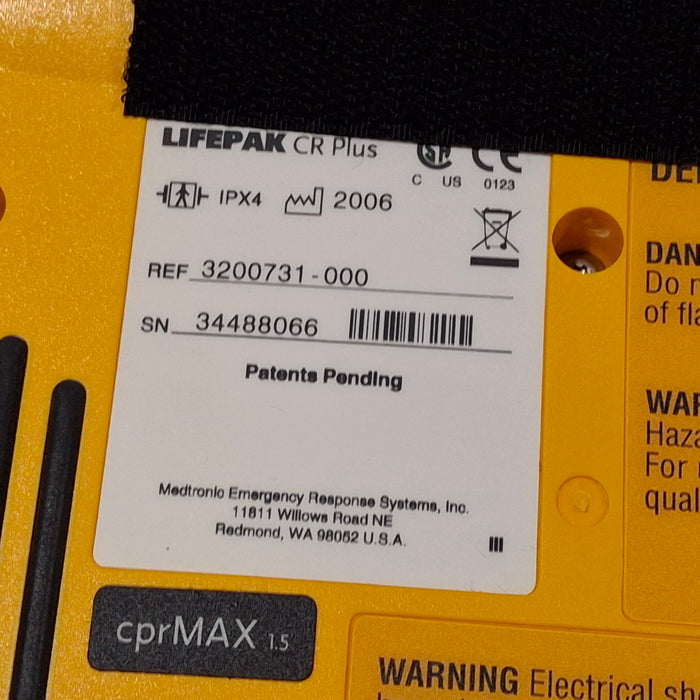 Medtronic Medtronic LifePak CR Plus Defibrillator Defibrillators reLink Medical