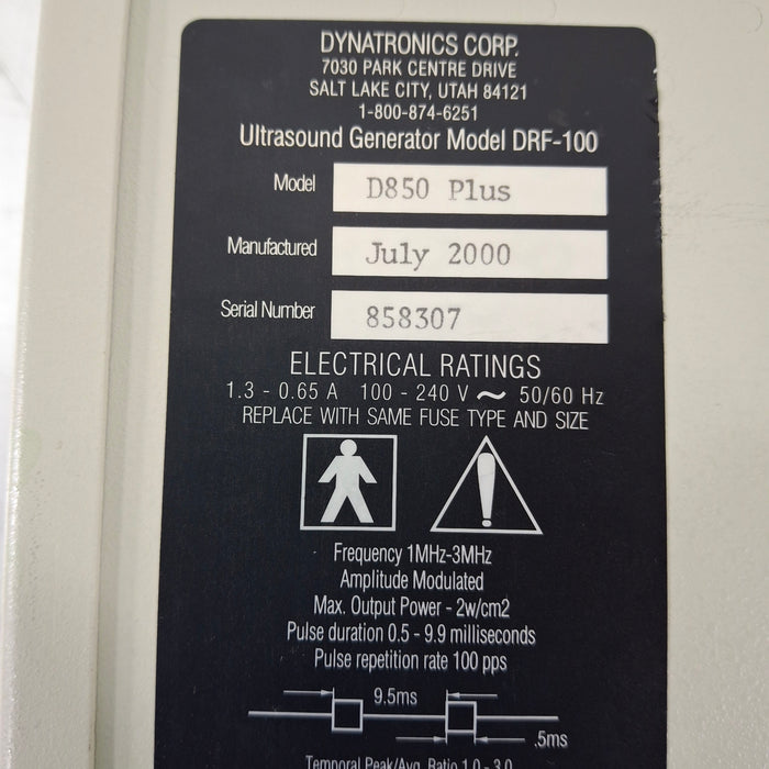 Dynatronics Dynatron 850 Plus Therapy Ultrasound