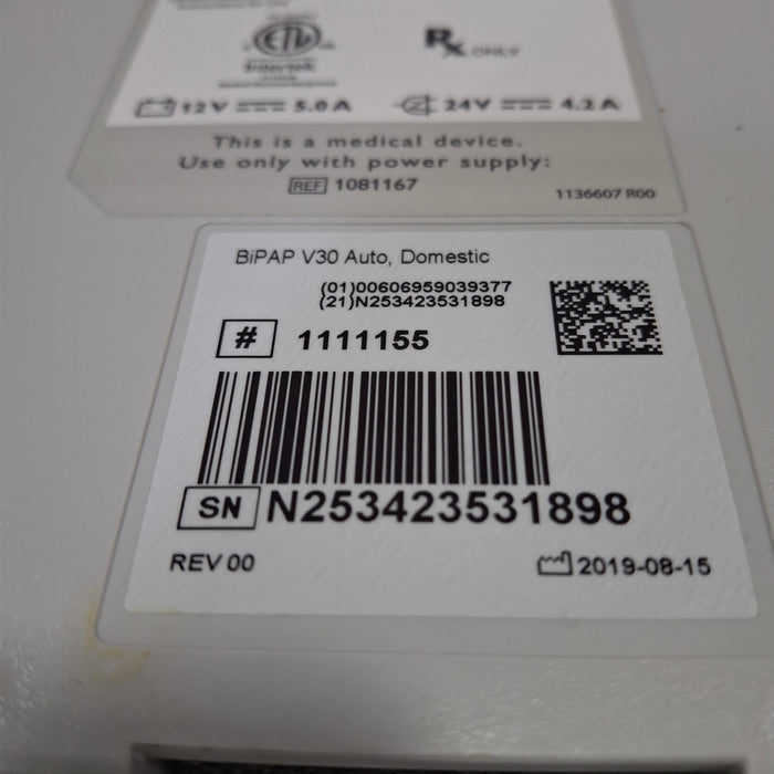 Philips Philips BiPAP V30 Auto Airway Management System Respiratory reLink Medical