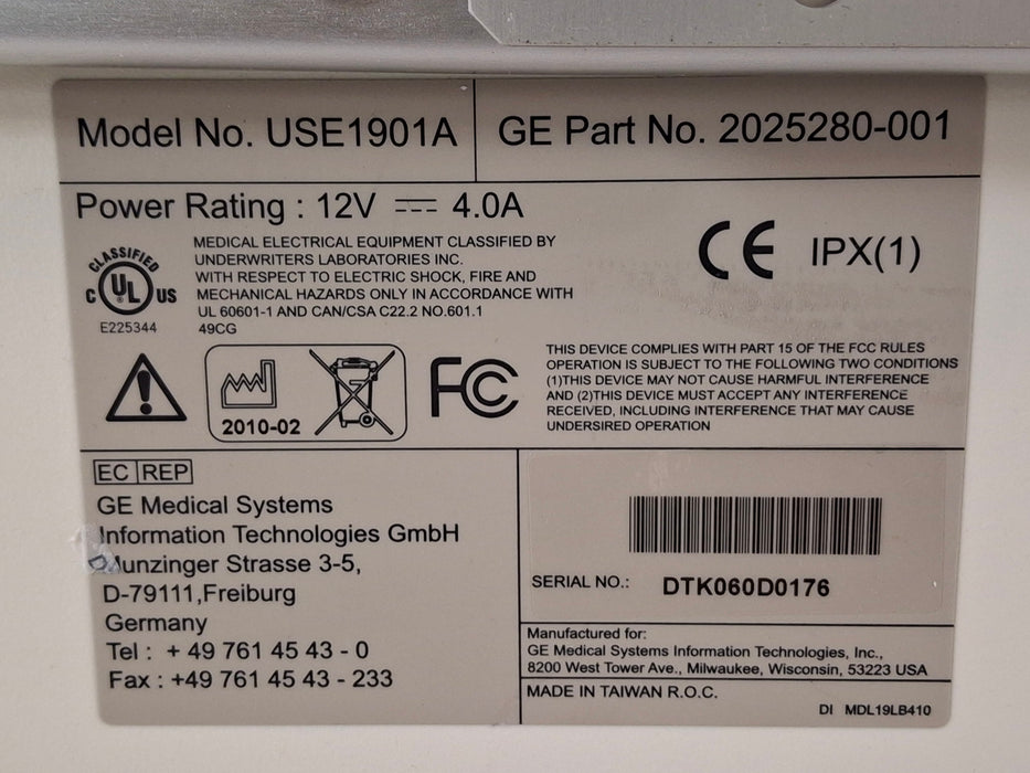 GE Healthcare CDA19T Patient Monitor