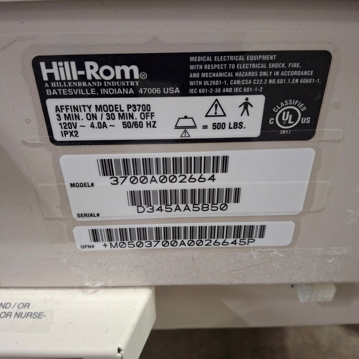 Hill-Rom Affinity 4 Patient Birthing Bed