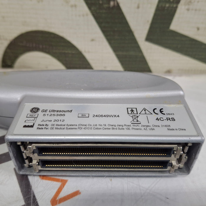 GE Healthcare 4C-RS Convex Array Transducer