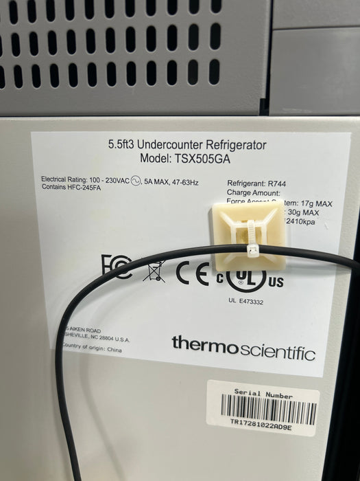 Thermo Scientific TSX505GA 5.5ft Undercounter Refrigerator