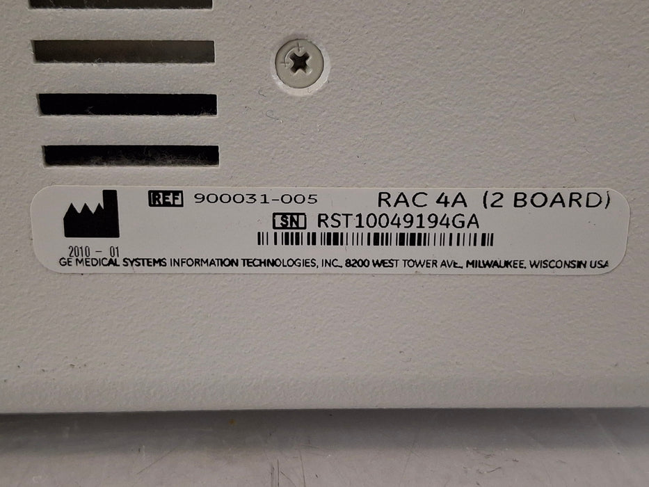 GE Healthcare TRAM-RAC 4A Module Rack