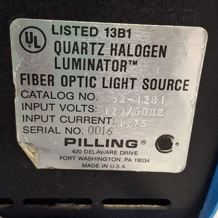 Pilling Surgical Pilling Surgical 52-1201 Illuminator Light Source Surgical Equipment reLink Medical