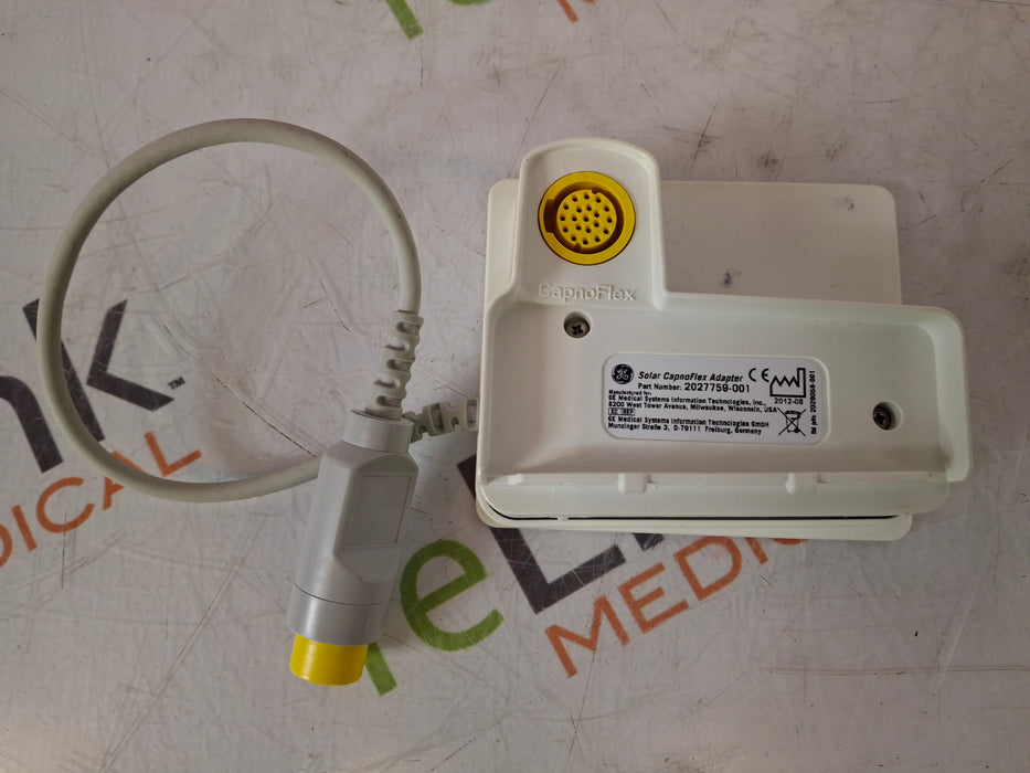 GE Healthcare Solar CapnoFlex 2027759-001 Adapter