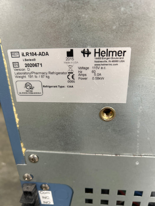 Helmer Inc iLR104-ADA Laboratory Refrigerator