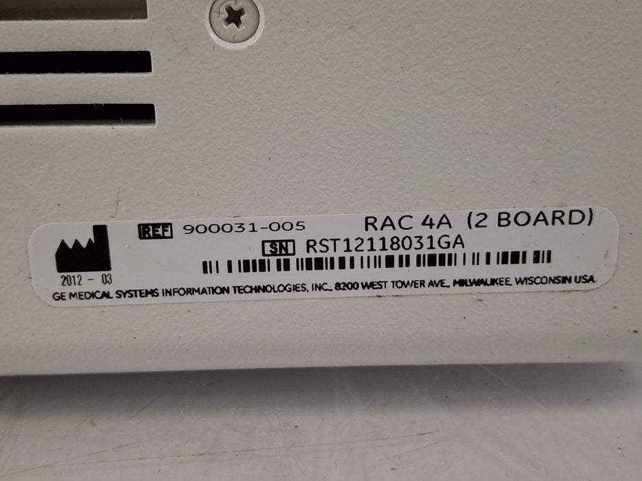GE Healthcare TRAM-RAC 4A Module Rack