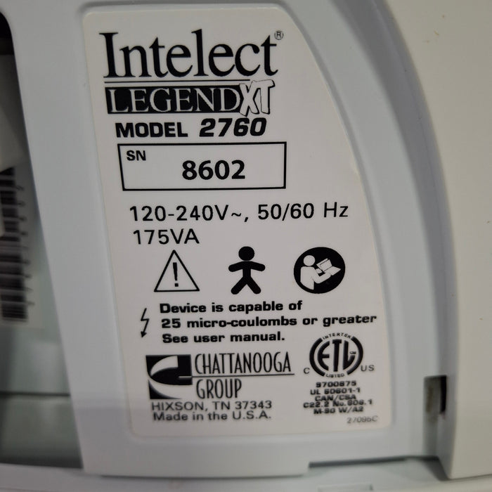 Chattanooga Group Model 2760 Intelect Legend XT