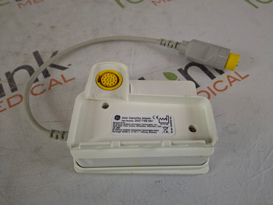 GE Healthcare Solar CapnoFlex 2027759-001 Adapter