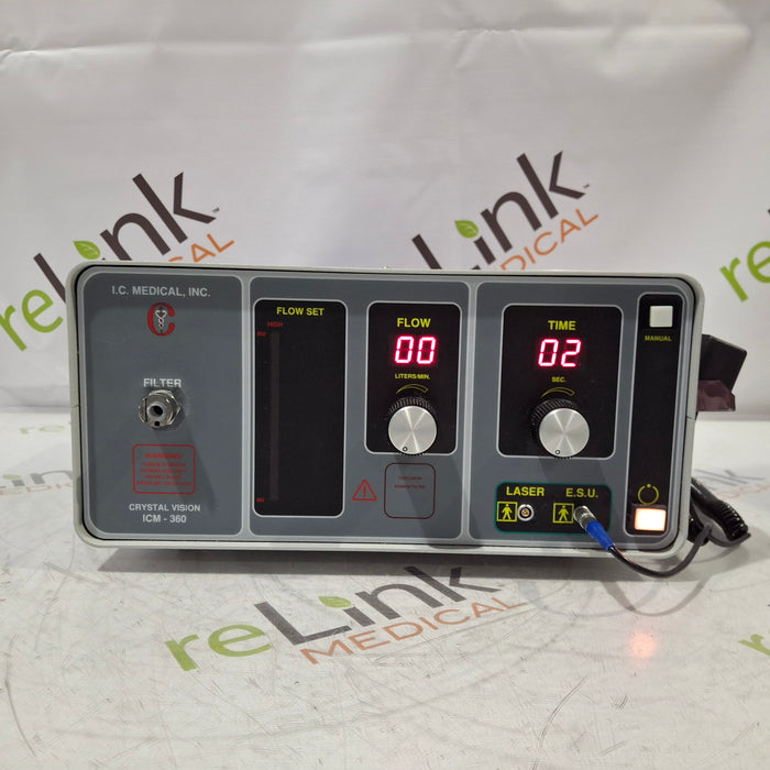 I.C. Medical, Inc. I.C. Medical, Inc. Crystal Vision EBS Surgical Smoke Evacuation System Surgical Equipment reLink Medical
