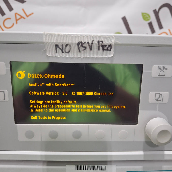 Datex-Ohmeda Aestiva 5 MRI Anesthesia System