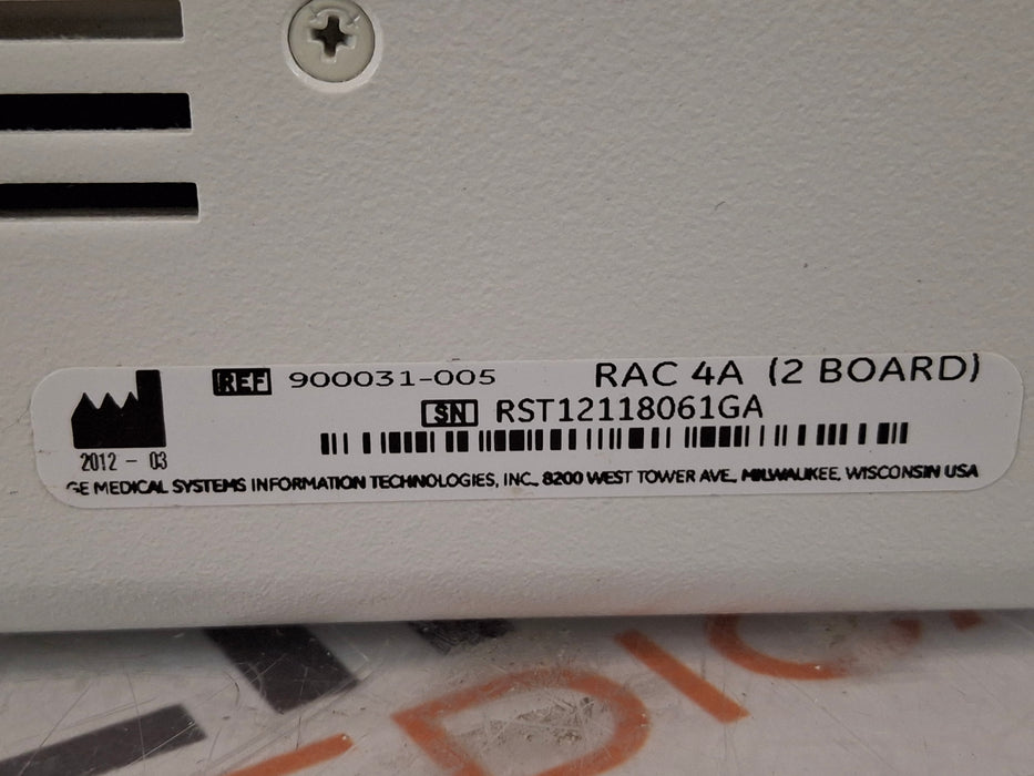 GE Healthcare TRAM-RAC 4A Module Rack