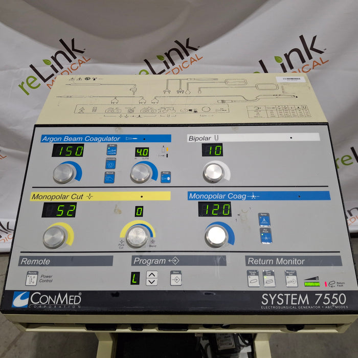 ConMed ConMed 7550 Electrosurgical Generator Electrosurgical Units reLink Medical