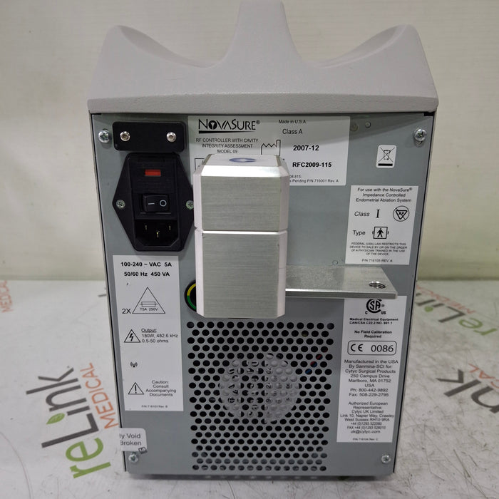 Novasure Novasure RFC2009-115 RF Controller Electrosurgical Units reLink Medical
