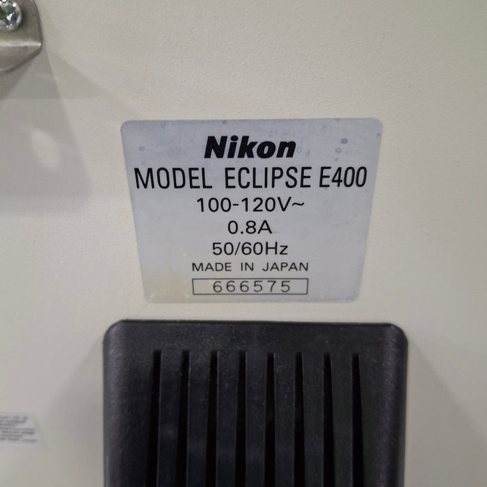 Nikon Eclipse E400 Binocular Microscope