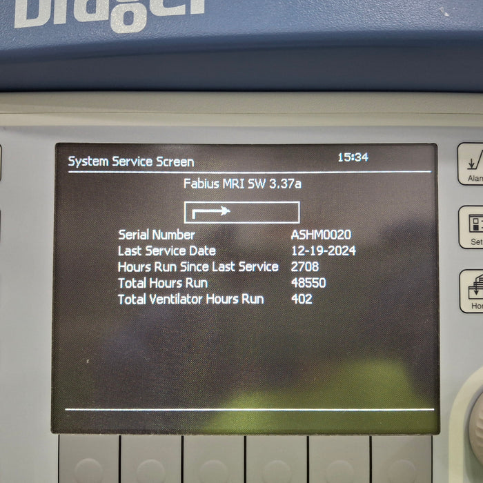 Draeger Medical Draeger Medical Fabius MRI Anesthesia Machine Anesthesia reLink Medical