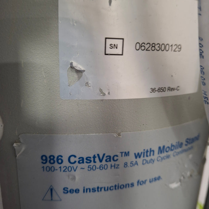 Stryker Stryker 940 Cast Saw with 986 Cast Vac Surgical Power Instruments reLink Medical