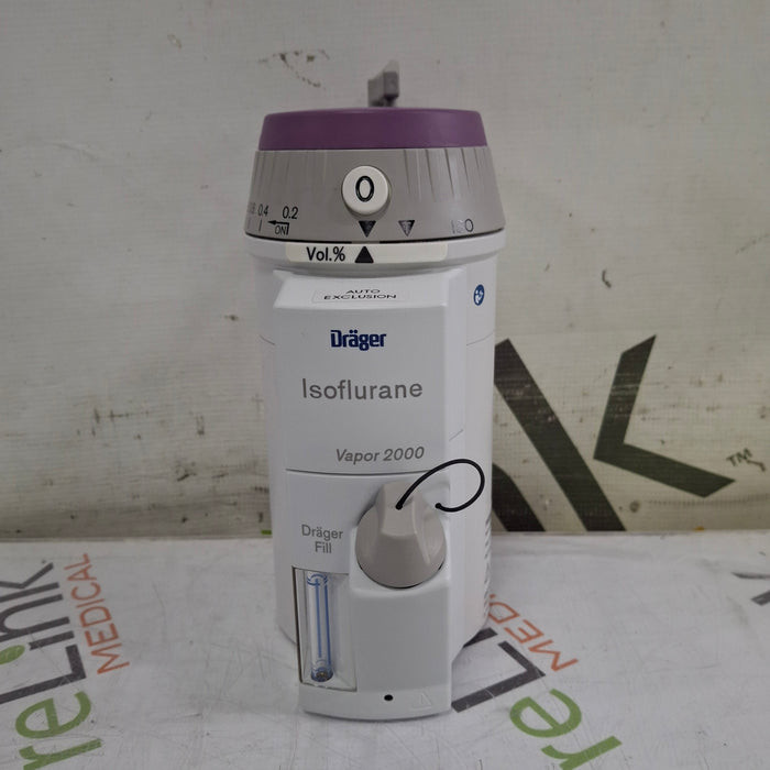 Draeger Medical Draeger Medical Vapor 2000 Isoflurane Vaporizer Anesthesia reLink Medical