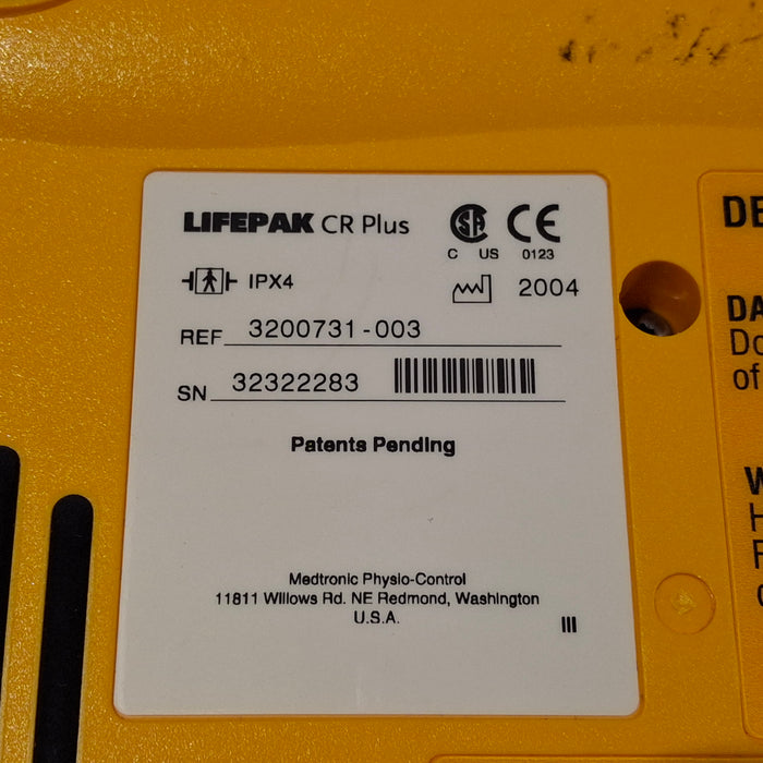 Medtronic Medtronic LifePak CR Plus Defibrillator Defibrillators reLink Medical