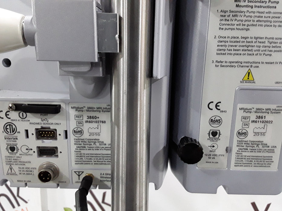 Iradimed Iradimed MRidium 3860+ w/3861 MRI Infusion Pump Infusion Pump reLink Medical